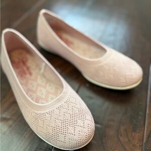 Pink Slip On Flats